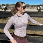 The Proper Fox Burgundy Plaid Sun Shirt - Equiluxe Tack