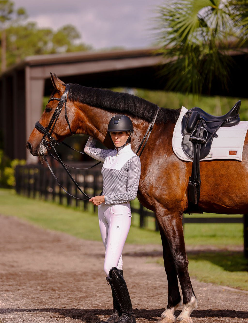 The Proper Fox Houndstooth Sun Shirt - Equiluxe Tack