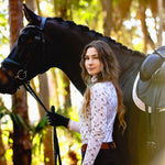 The Proper Fox Ladies Grey Horse Sun Shirt - Equiluxe Tack