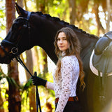 The Proper Fox Ladies Grey Horse Sun Shirt - Equiluxe Tack