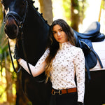 The Proper Fox Ladies Grey Horse Sun Shirt - Equiluxe Tack