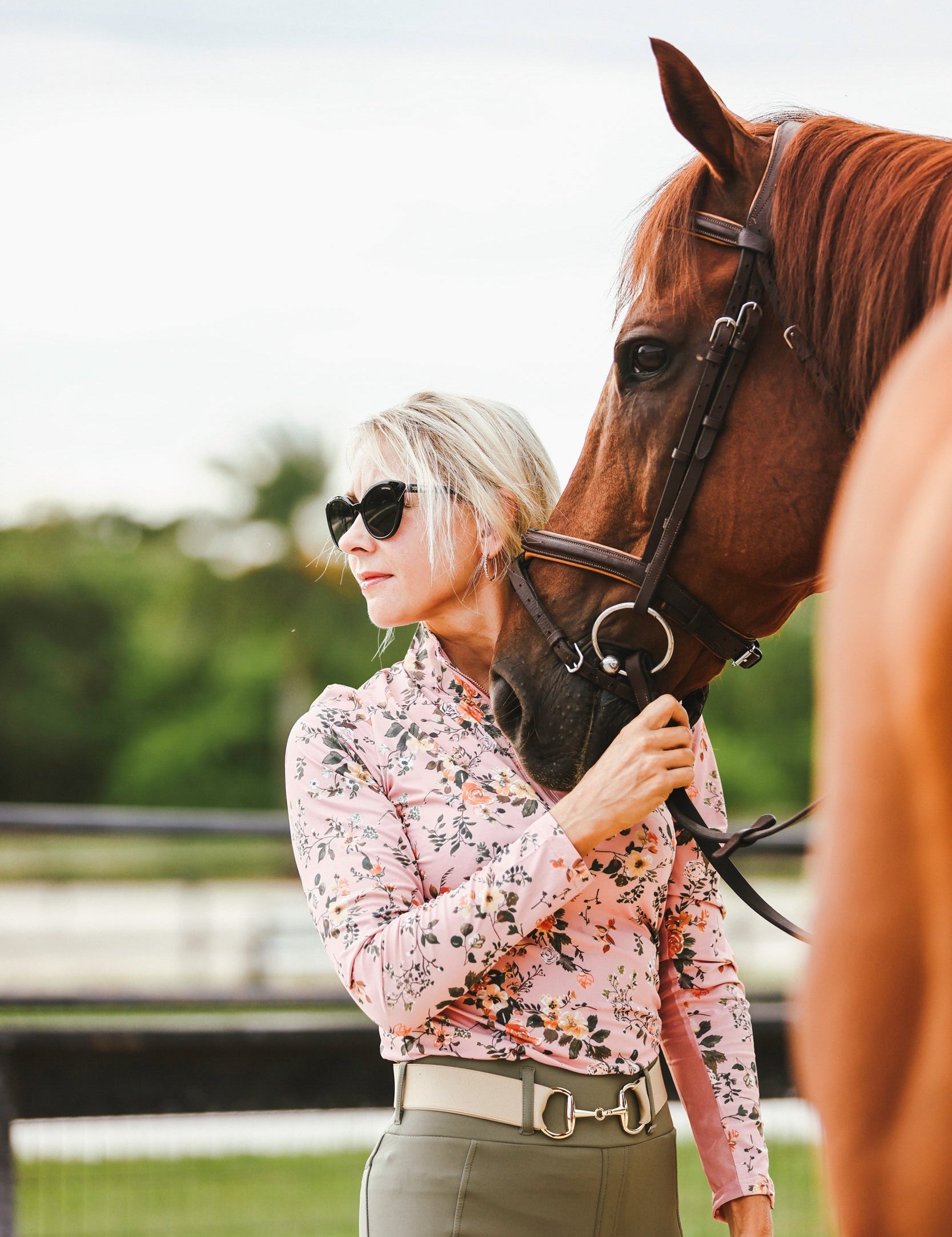 The Proper Fox Mauve Floral Sun Shirt - Equiluxe Tack