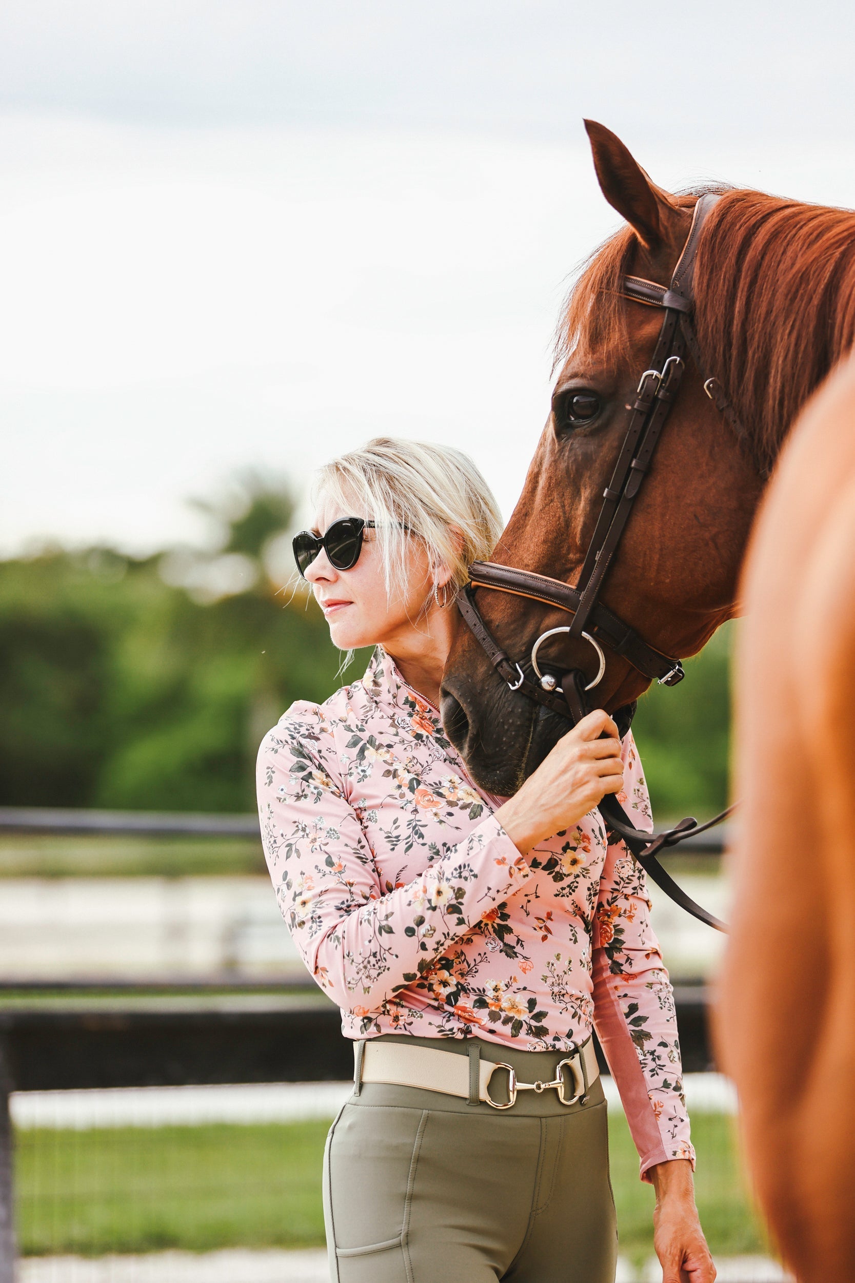 The Proper Fox Mauve Floral Sun Shirt - Equiluxe Tack