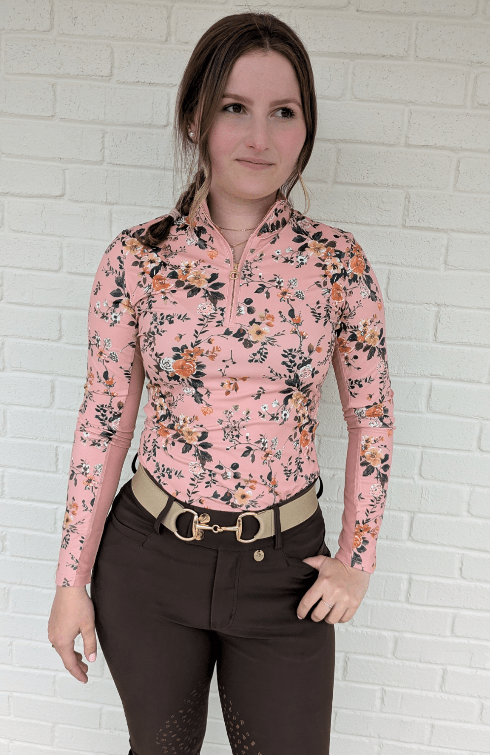 The Proper Fox Mauve Floral Sun Shirt - Equiluxe Tack