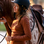 The Proper Fox Mocha Mockneck - Equiluxe Tack