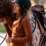The Proper Fox Mocha Mockneck - Equiluxe Tack