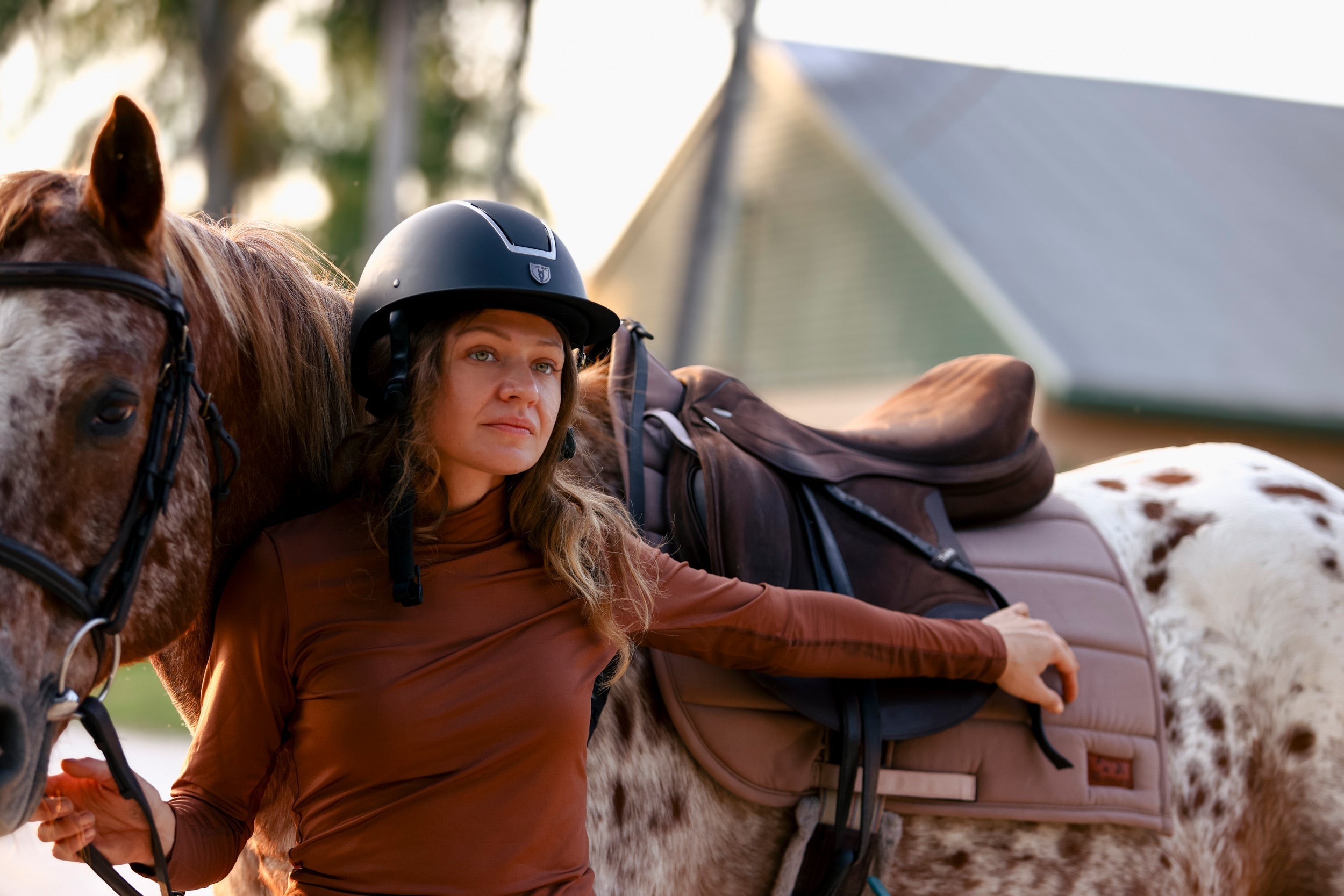 The Proper Fox Mocha Mockneck - Equiluxe Tack
