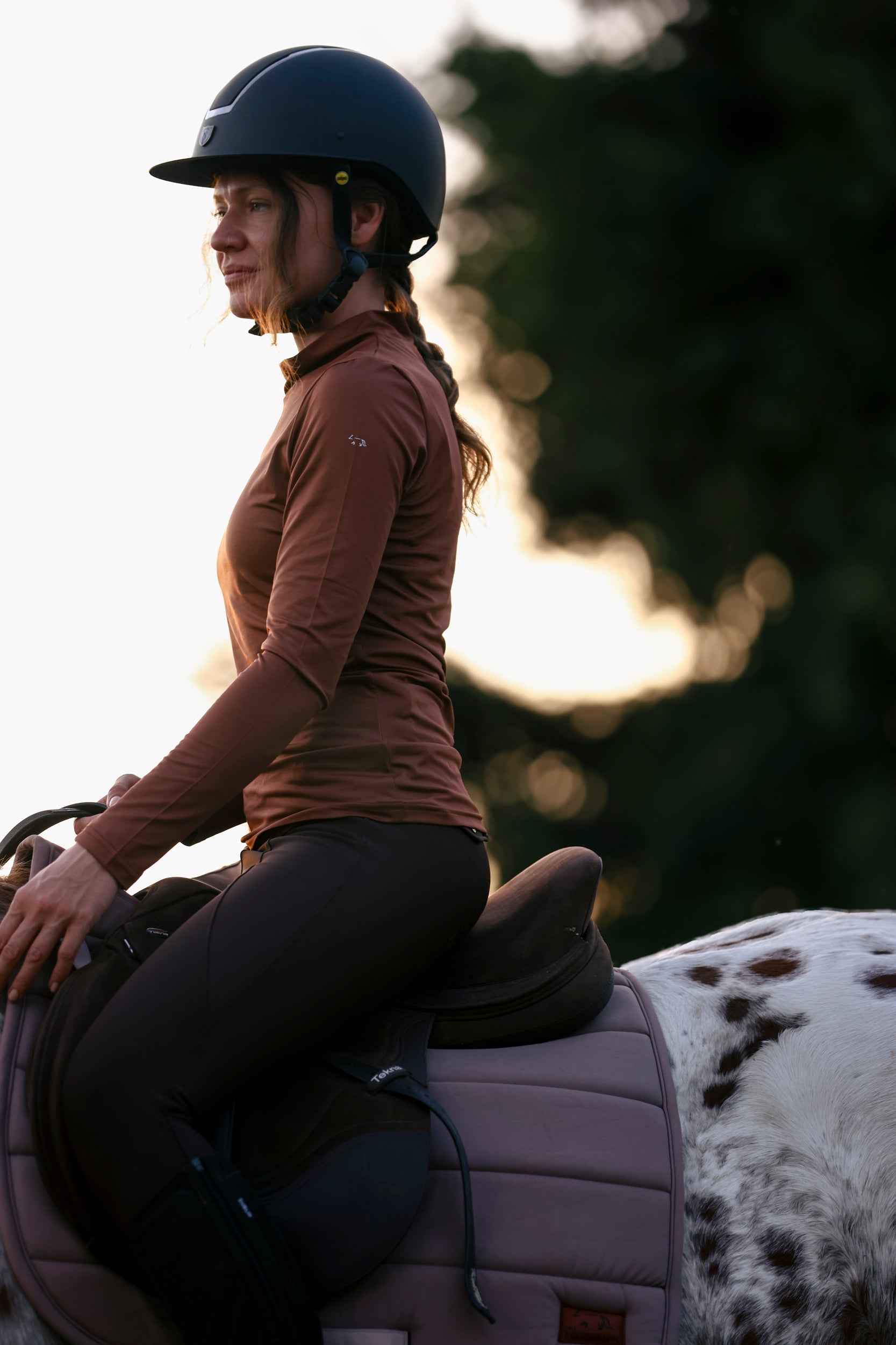 The Proper Fox Mocha Mockneck - Equiluxe Tack