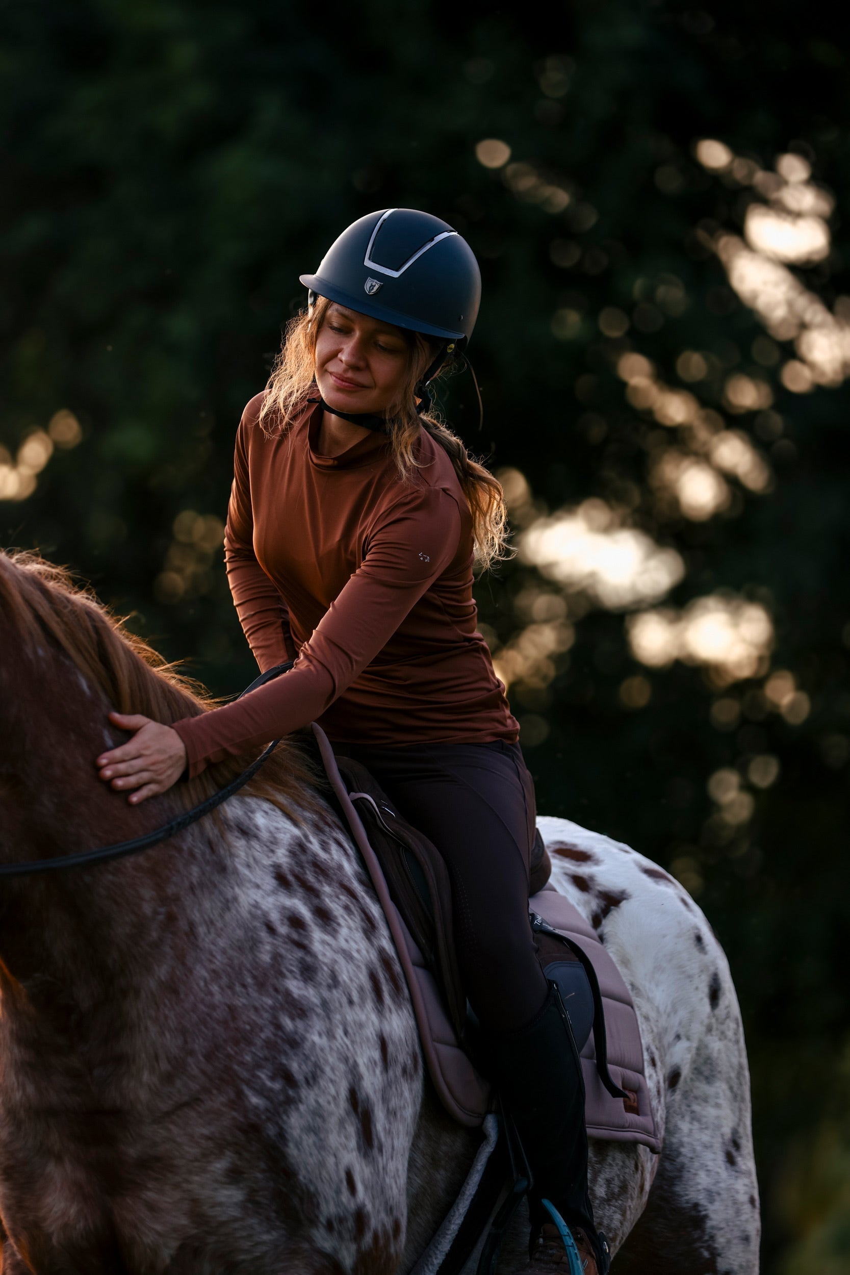 The Proper Fox Mocha Mockneck - Equiluxe Tack