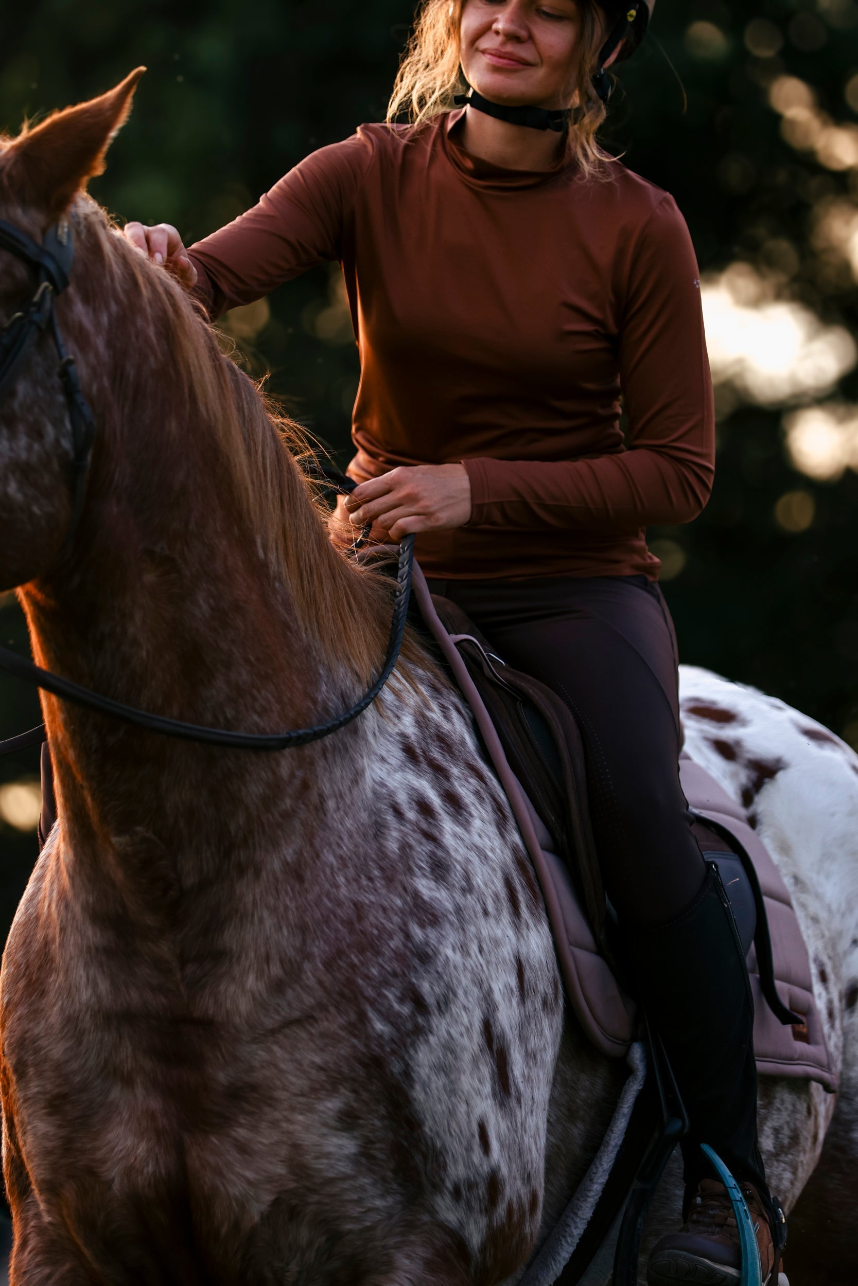 The Proper Fox Mocha Mockneck - Equiluxe Tack
