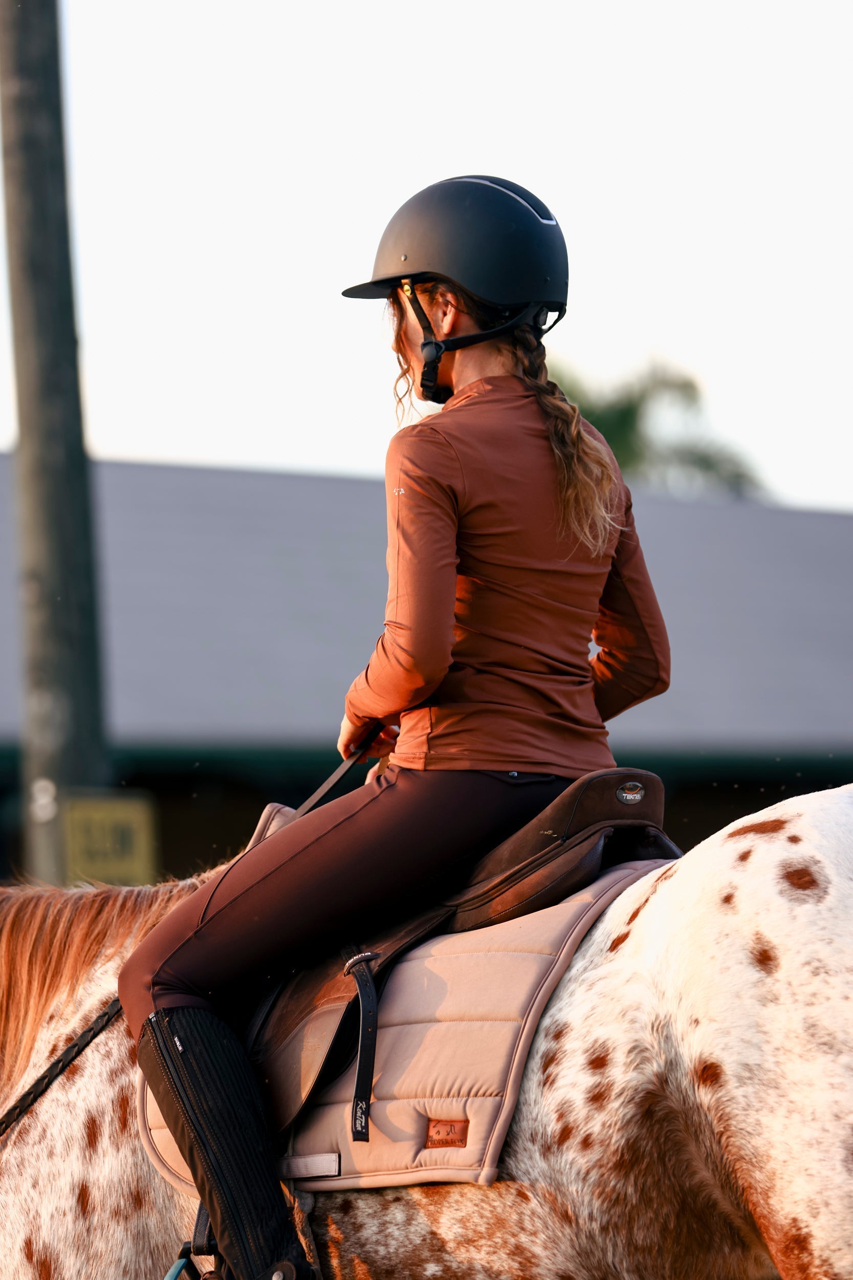 The Proper Fox Mocha Mockneck - Equiluxe Tack