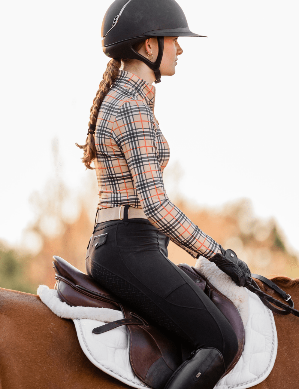 The Proper Fox Plaid Sun Shirt - Equiluxe Tack