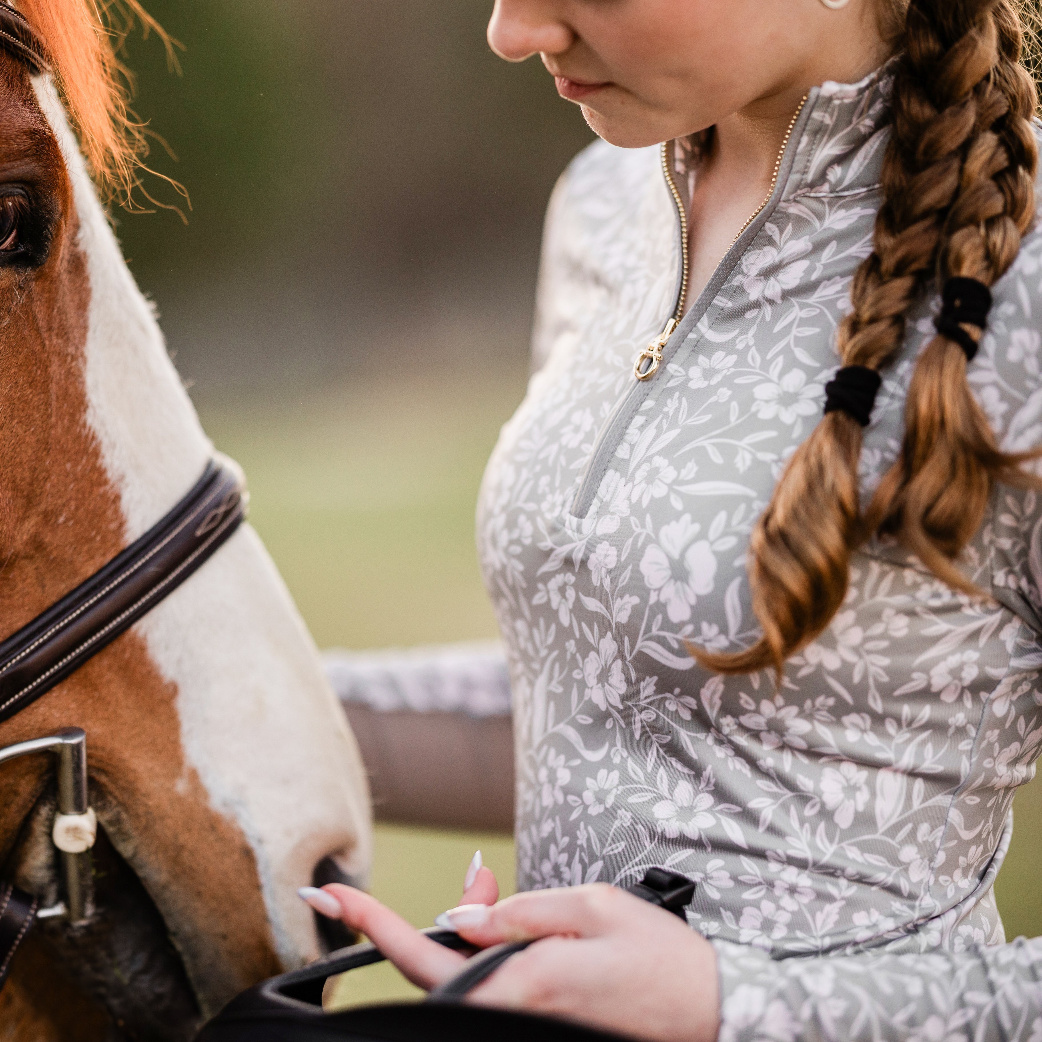 The Proper Fox Sage Floral Sun Shirt - Equiluxe Tack