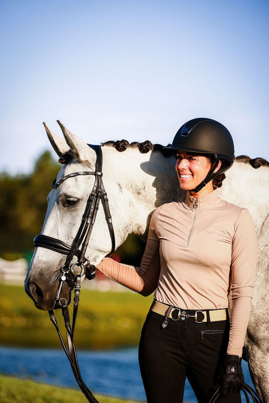 The Proper Fox Solid Beige Sunshirt - Equiluxe Tack