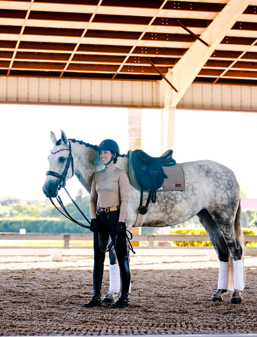 The Proper Fox Solid Beige Sunshirt - Equiluxe Tack