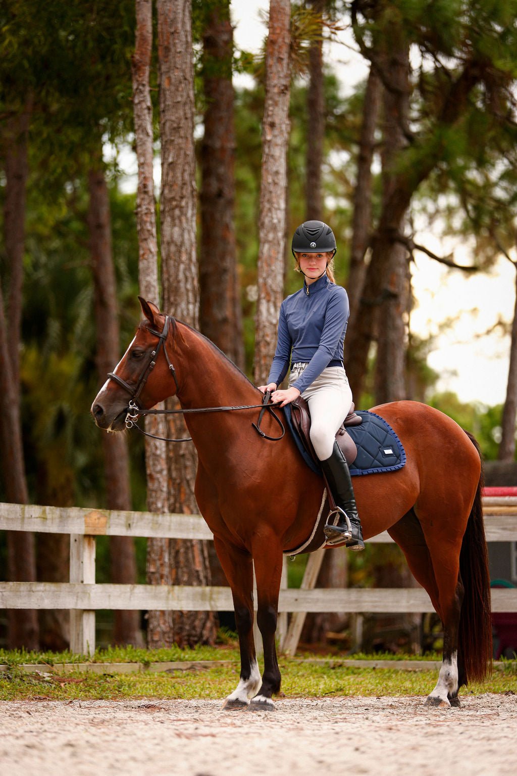The Proper Fox Solid Blue Sunshirt - Equiluxe Tack