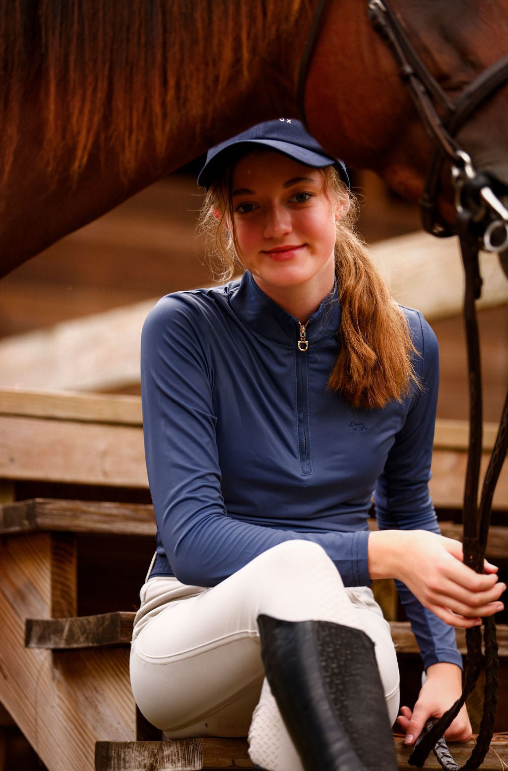 The Proper Fox Solid Blue Sunshirt - Equiluxe Tack