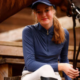 The Proper Fox Solid Blue Sunshirt - Equiluxe Tack