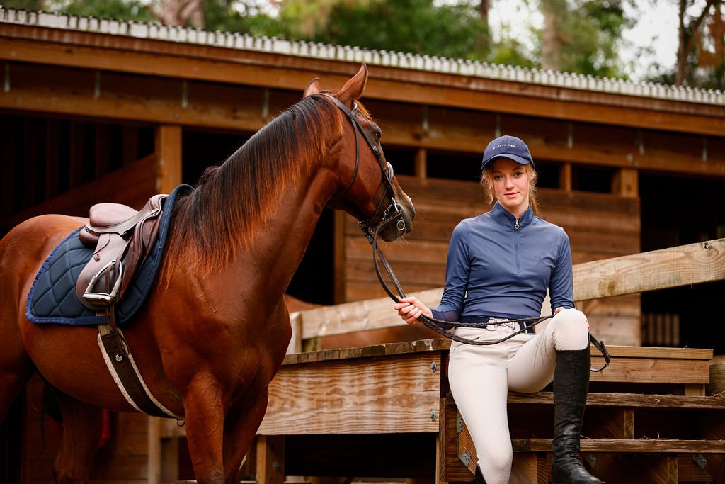 The Proper Fox Solid Blue Sunshirt - Equiluxe Tack