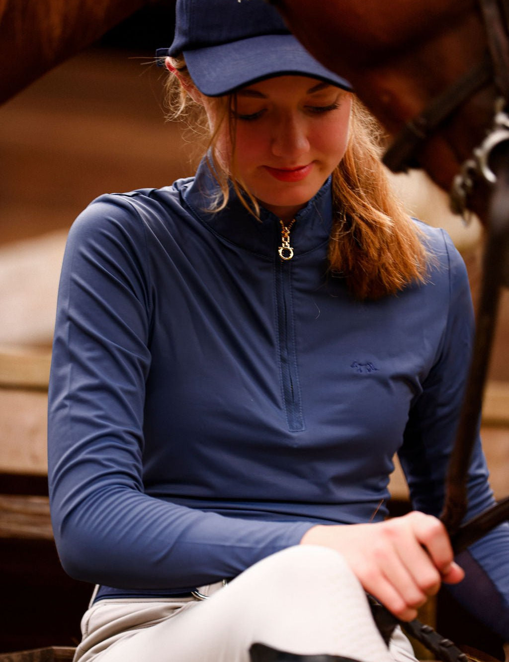 The Proper Fox Solid Blue Sunshirt - Equiluxe Tack