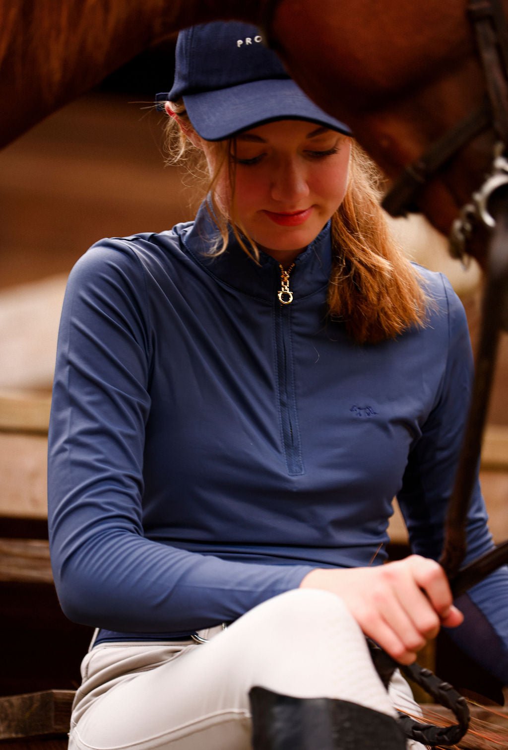 The Proper Fox Solid Blue Sunshirt - Equiluxe Tack