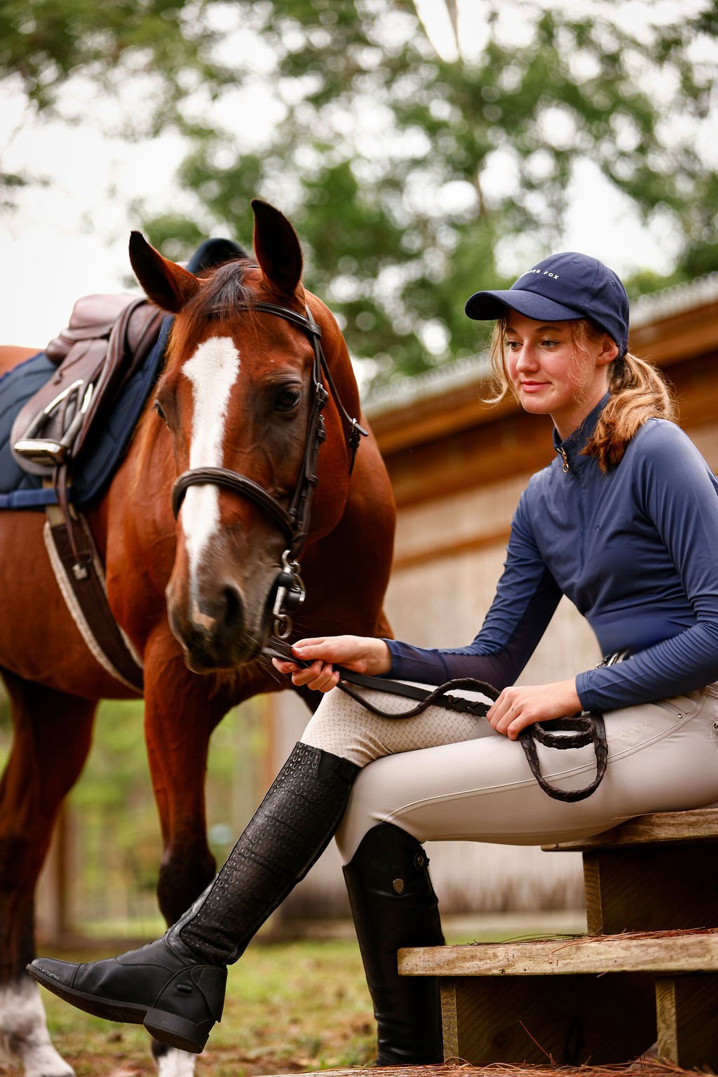 The Proper Fox Solid Blue Sunshirt - Equiluxe Tack