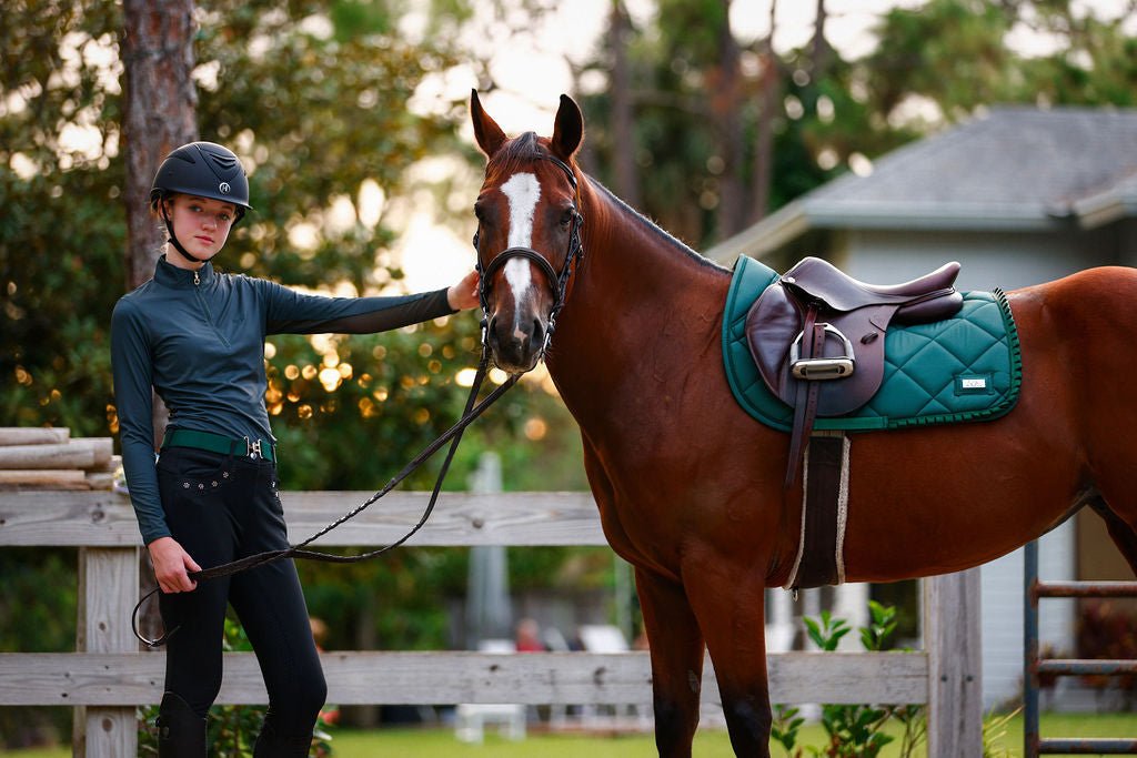 The Proper Fox Solid Green Sunshirt - Equiluxe Tack