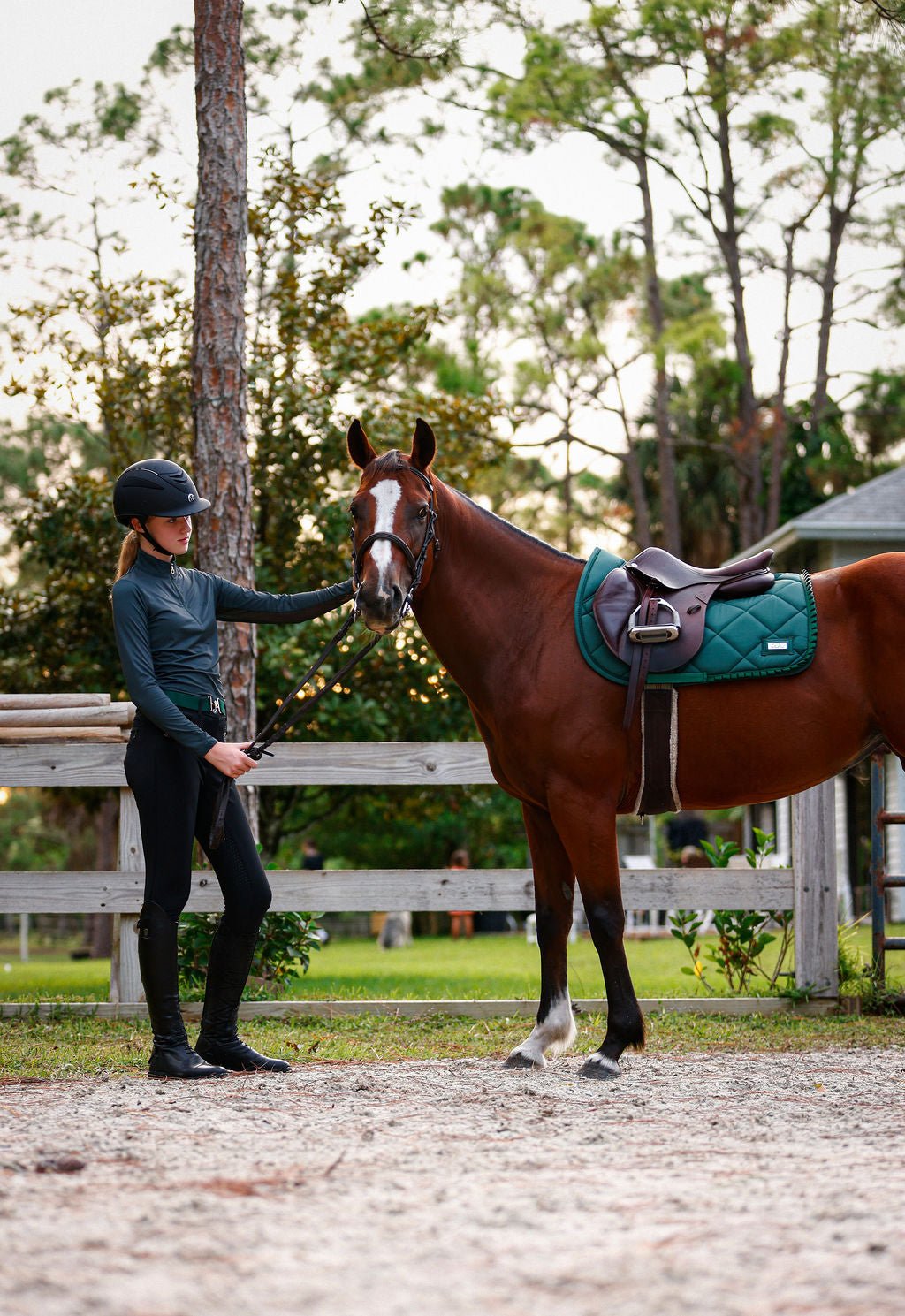 The Proper Fox Solid Green Sunshirt - Equiluxe Tack