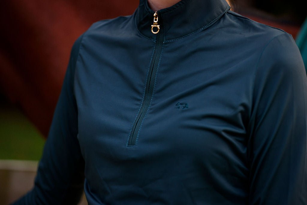 The Proper Fox Solid Green Sunshirt - Equiluxe Tack