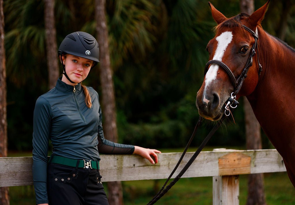The Proper Fox Solid Green Sunshirt - Equiluxe Tack