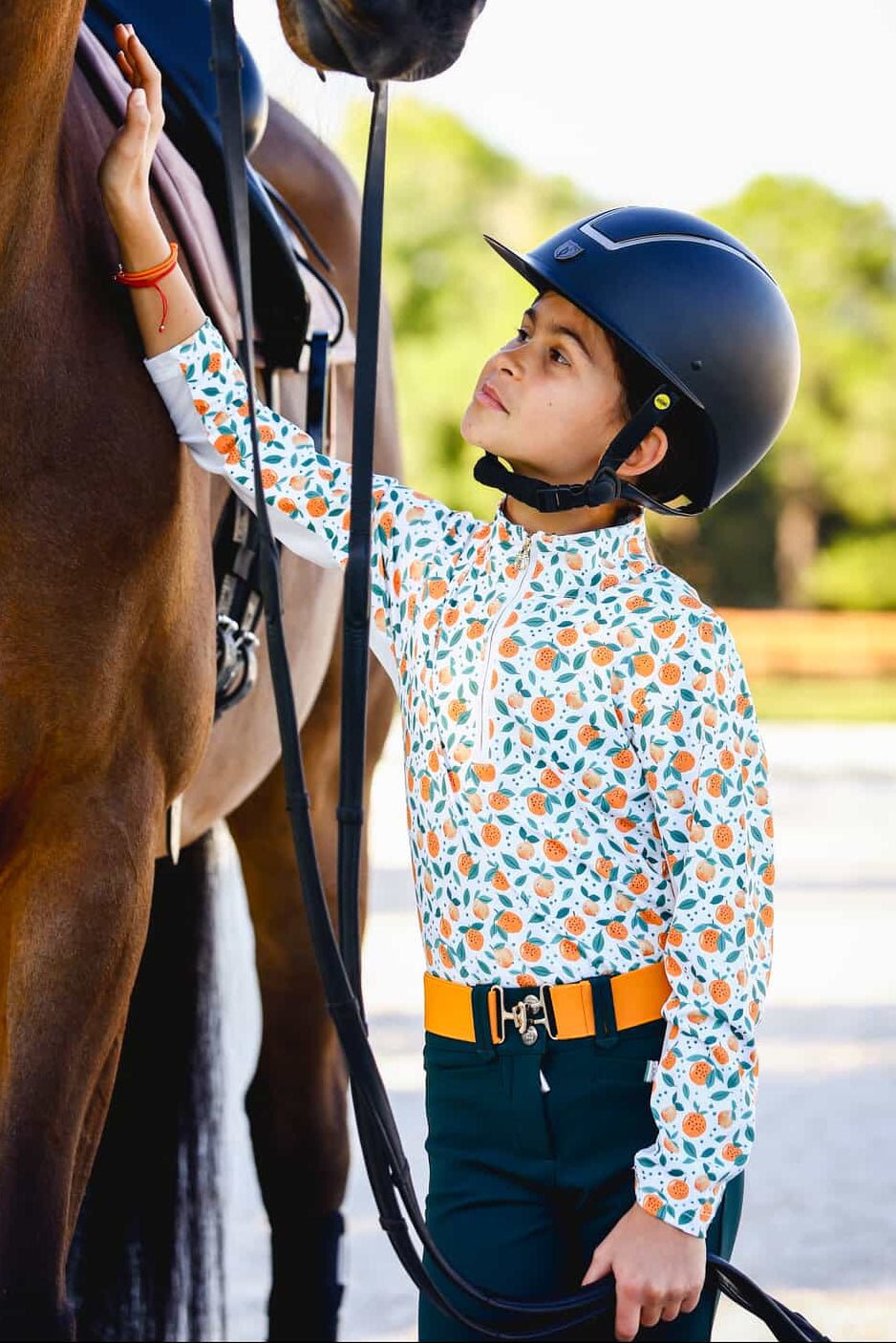 The Proper Fox Youth Citrus Sun Shirt - Equiluxe Tack