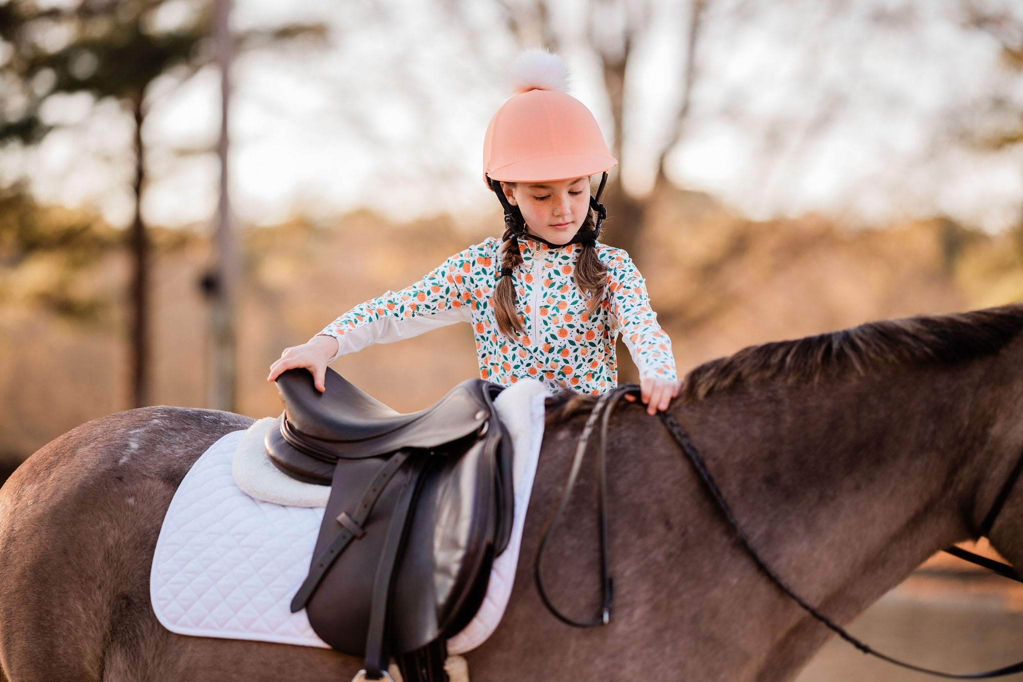 The Proper Fox Youth Citrus Sun Shirt - Equiluxe Tack