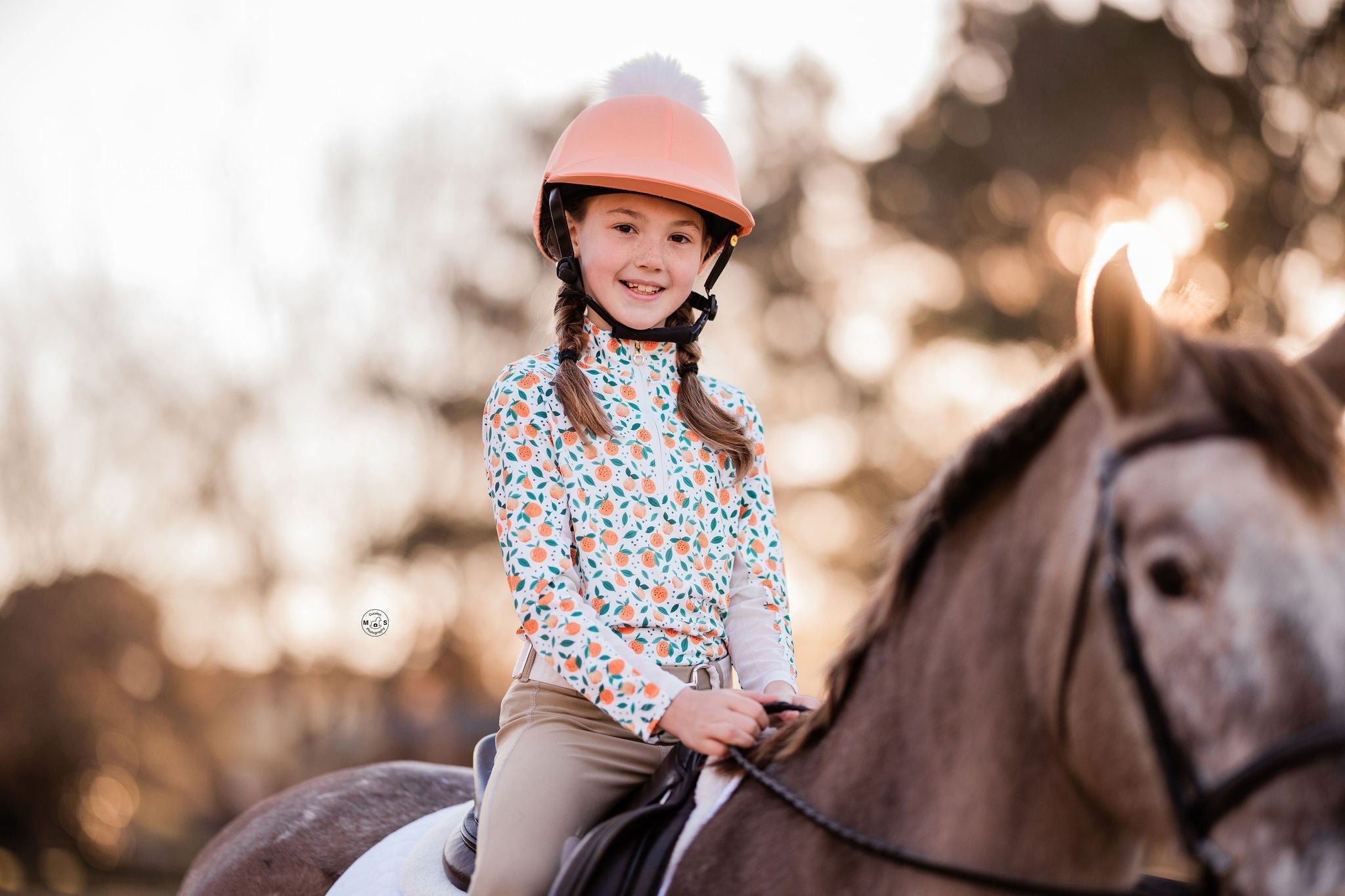 The Proper Fox Youth Citrus Sun Shirt - Equiluxe Tack