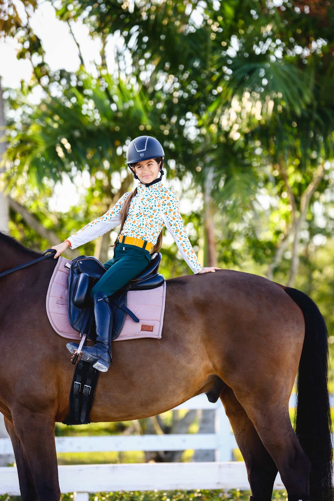 The Proper Fox Youth Citrus Sun Shirt - Equiluxe Tack