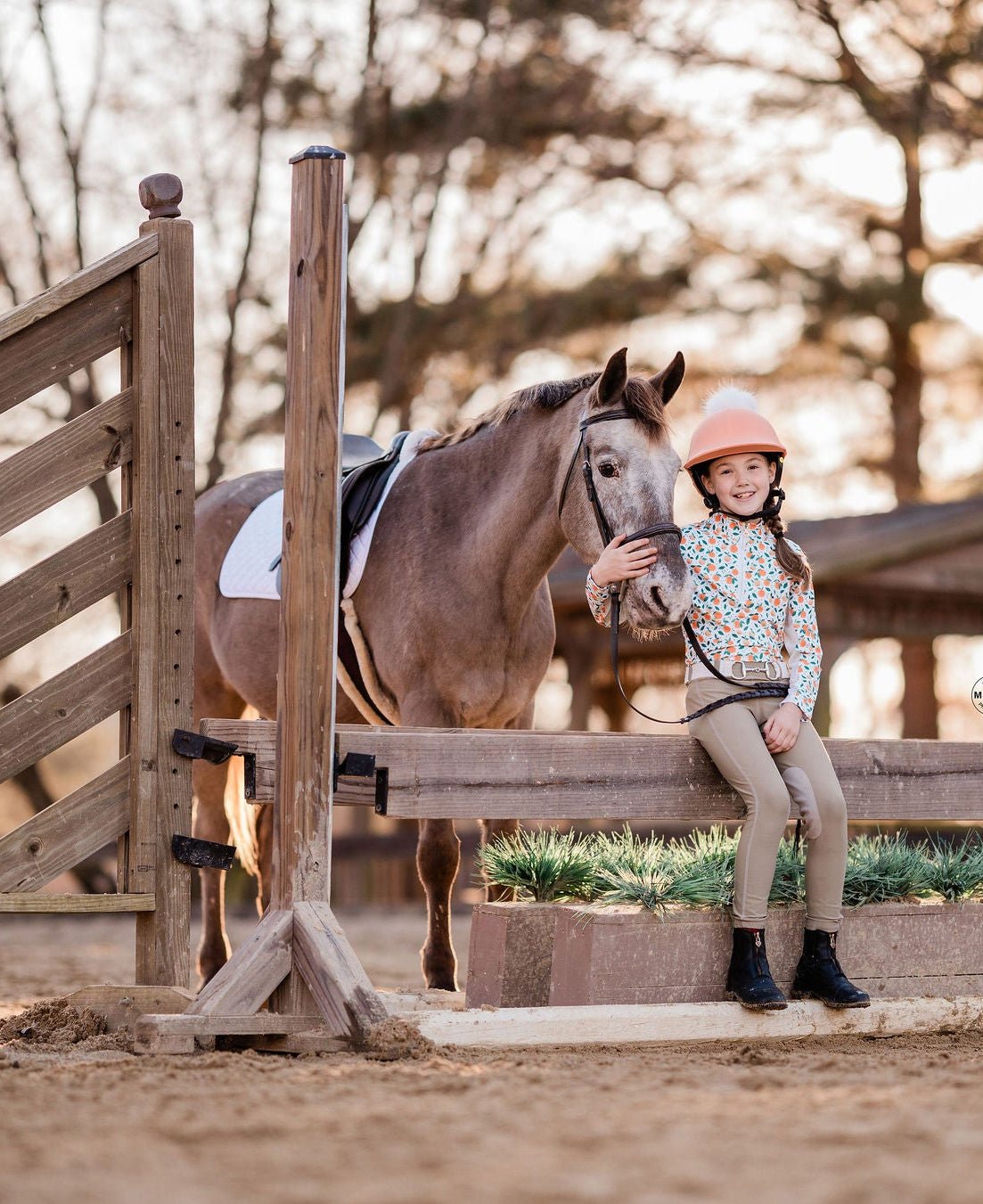 The Proper Fox Youth Citrus Sun Shirt - Equiluxe Tack