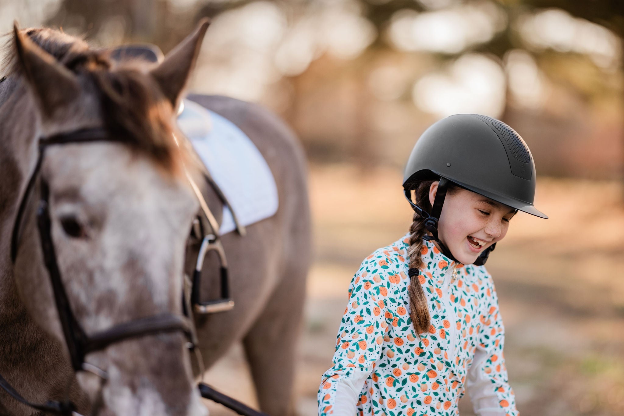 The Proper Fox Youth Citrus Sun Shirt - Equiluxe Tack