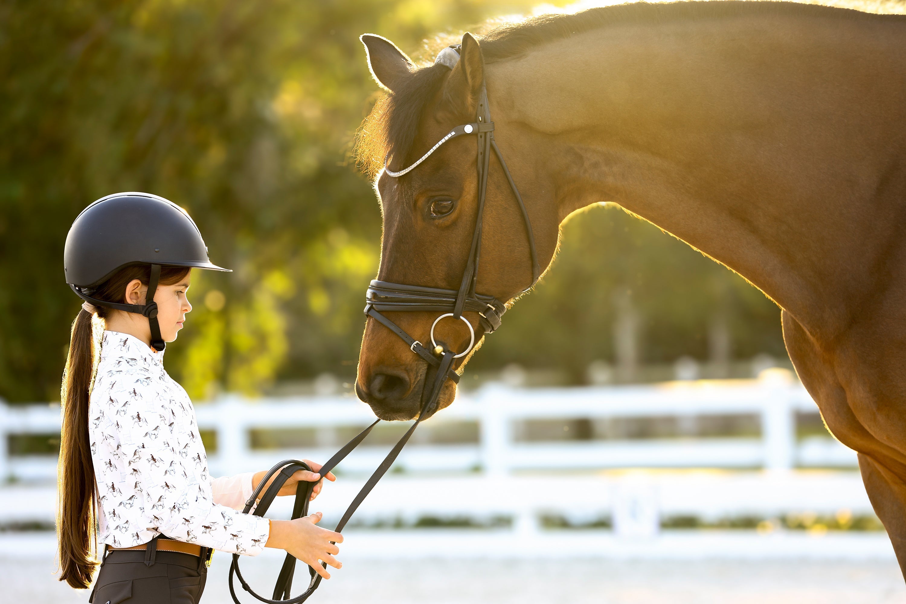The Proper Fox Youth Grey Horse Sun Shirt - Equiluxe Tack
