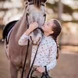 The Proper Fox Youth Grey Horse Sun Shirt - Equiluxe Tack