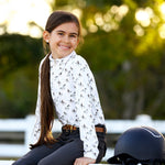 The Proper Fox Youth Grey Horse Sun Shirt - Equiluxe Tack