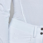 Timeless Show Shirt Mesh White - Yagya - Equiluxe Tack
