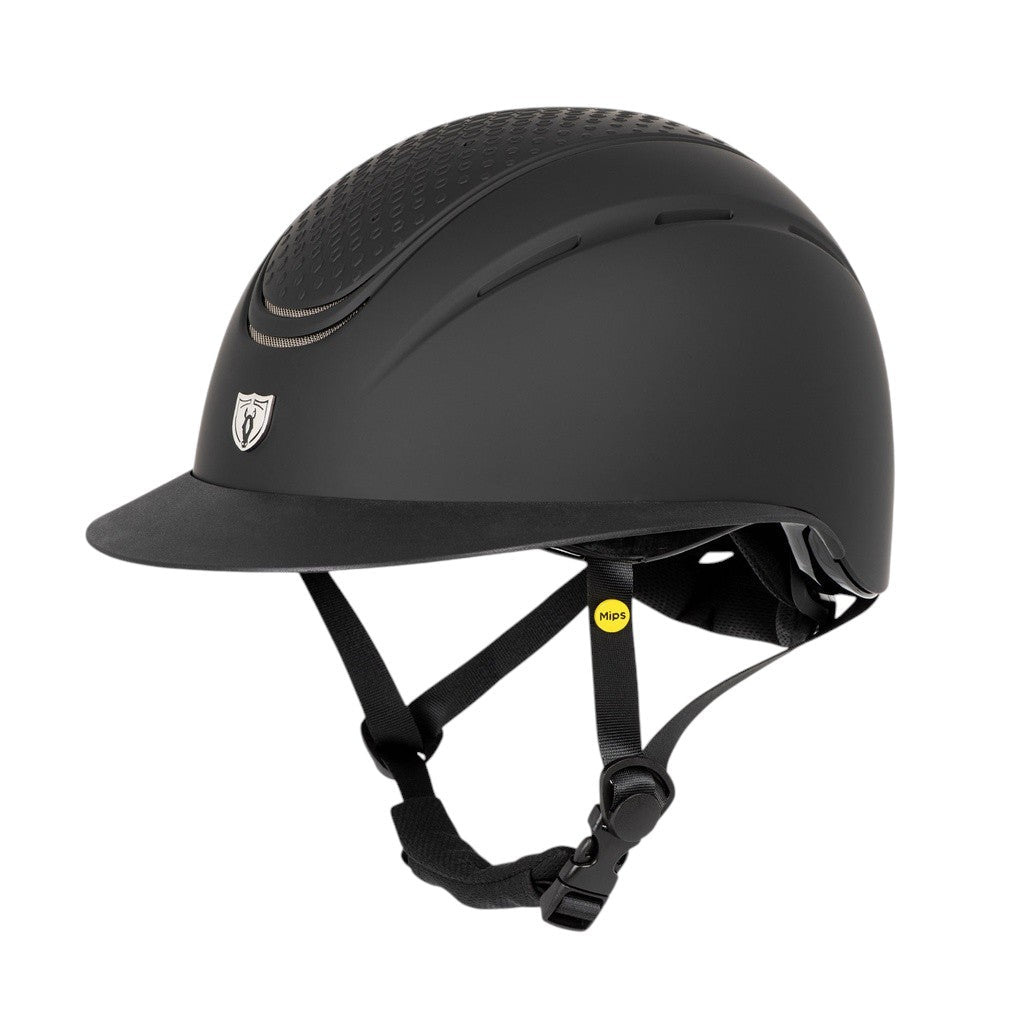 Tipperary Clover Mips® Helmet-Sh Matte Black | Top Matte Black | Tr Matte Black | Br Wide - Equiluxe Tack