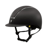 Tipperary Windsor Mips® Helmet-Sh Matte Black | Top Matte Black | Tr Black Chrome | Br Trad | Mips - Equiluxe Tack