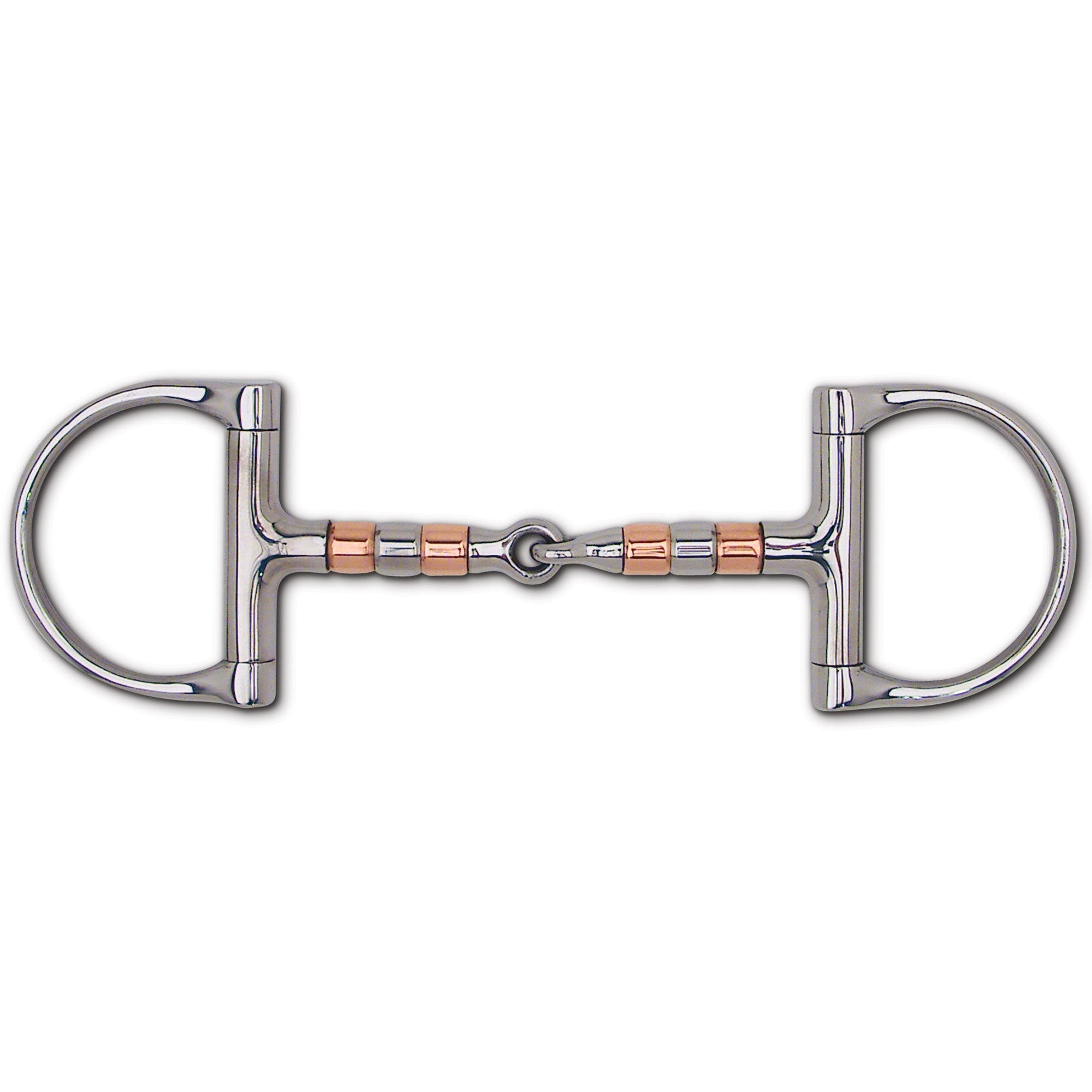 Toklat Racing Dee Copper Roller Snaffle Bit - Toklat - Equiluxe Tack