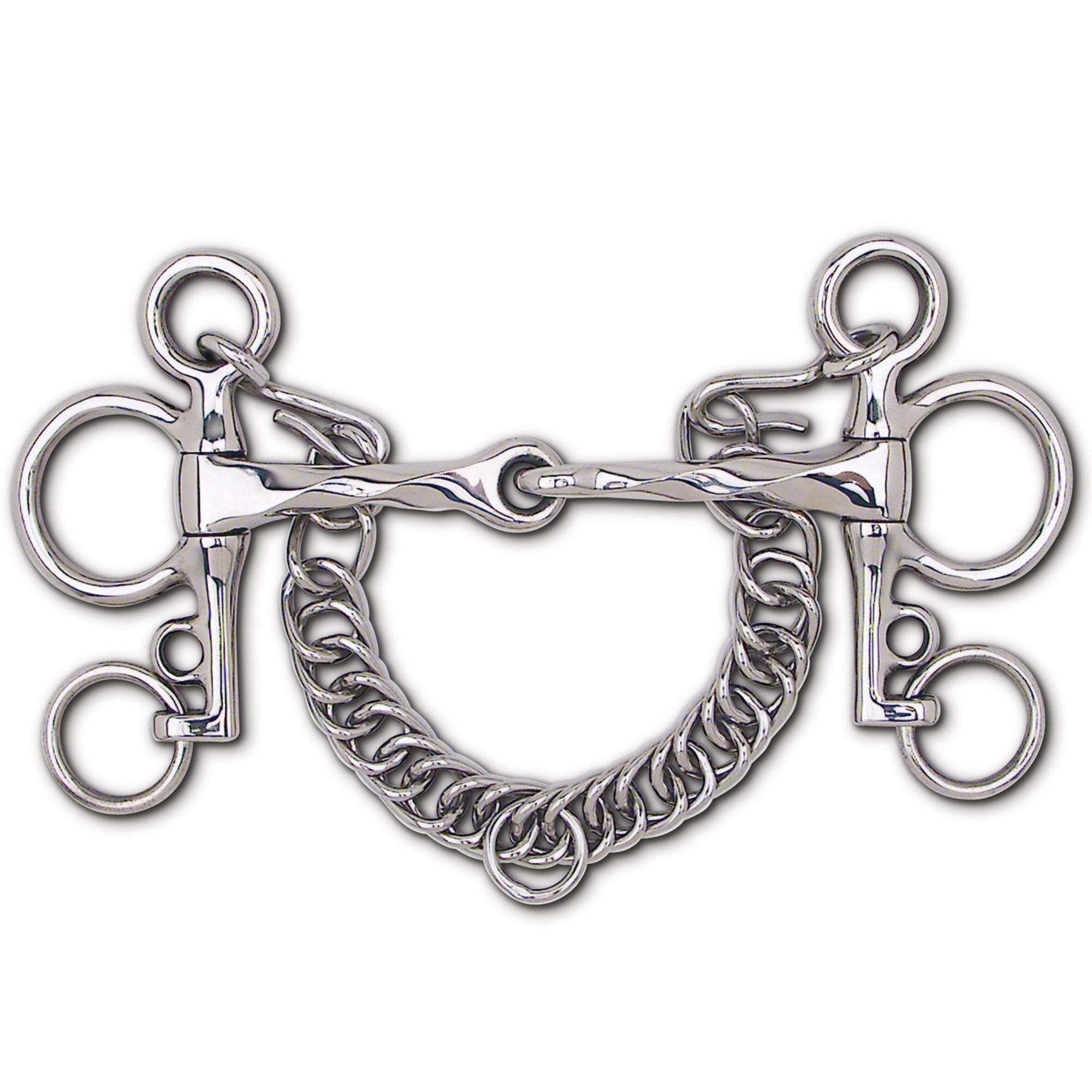 Toklat Tom Thumb Pelham with Slow Twist Snaffle Bit - Toklat - Equiluxe Tack
