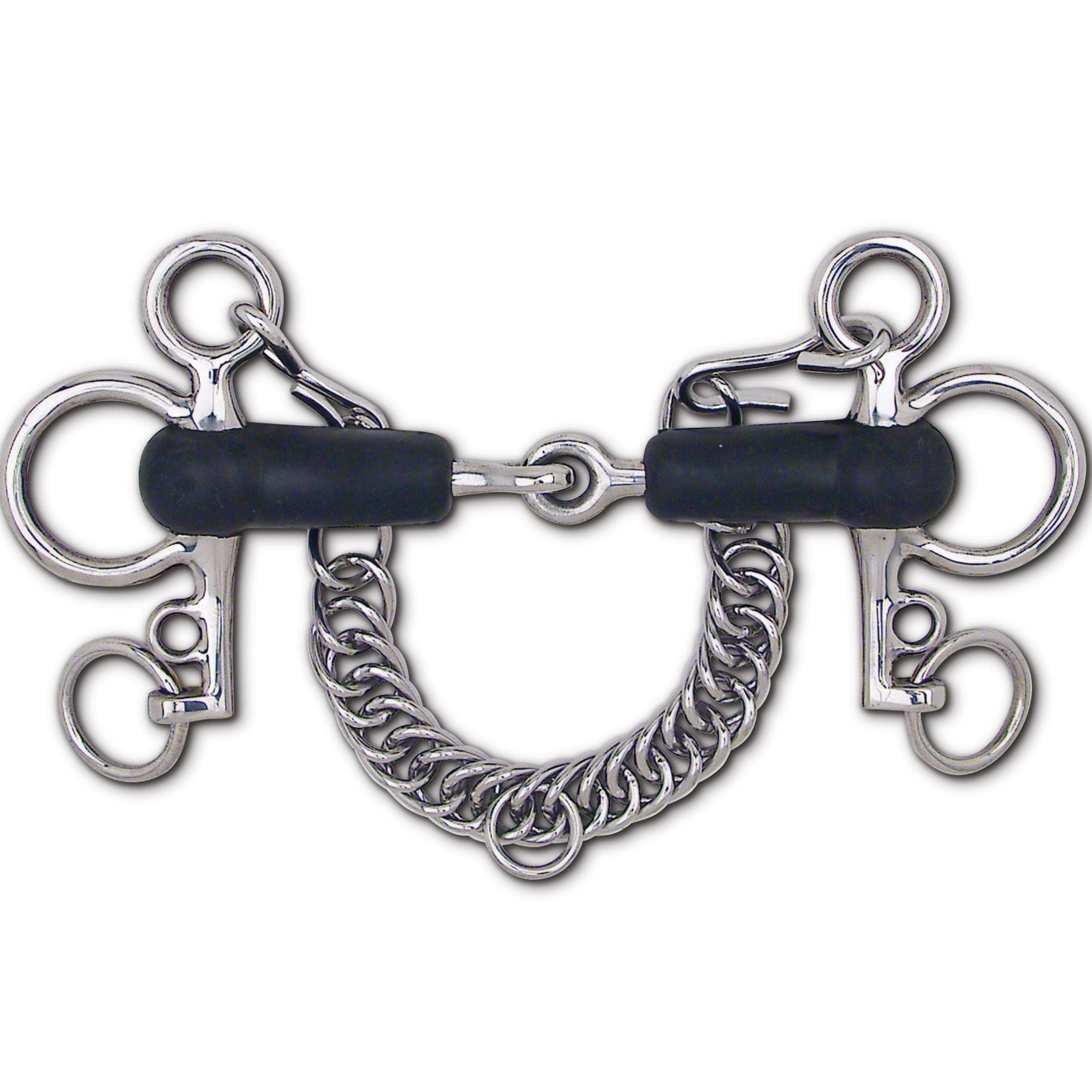 Toklat Tom Thumb Pelham with Soft Rubber Snaffle Bit - Toklat - Equiluxe Tack