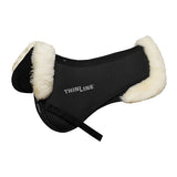 Trifecta Half Pad with Sheepskin Rolls - Equiluxe Tack - Equiluxe Tack