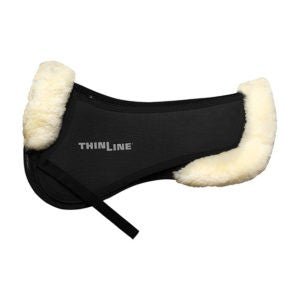 Trifecta Half Pad with Sheepskin Rolls - Equiluxe Tack - Equiluxe Tack