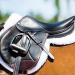 Trifecta Half Pad with Sheepskin Rolls - Equiluxe Tack - Equiluxe Tack