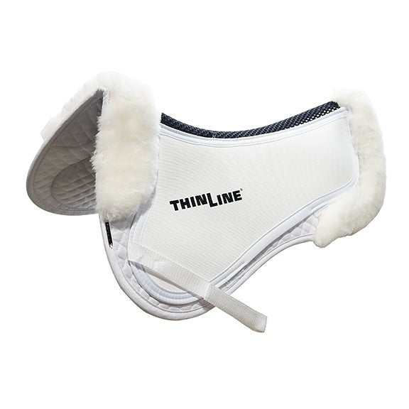 Trifecta Half Pad with Sheepskin Rolls - Equiluxe Tack - Equiluxe Tack