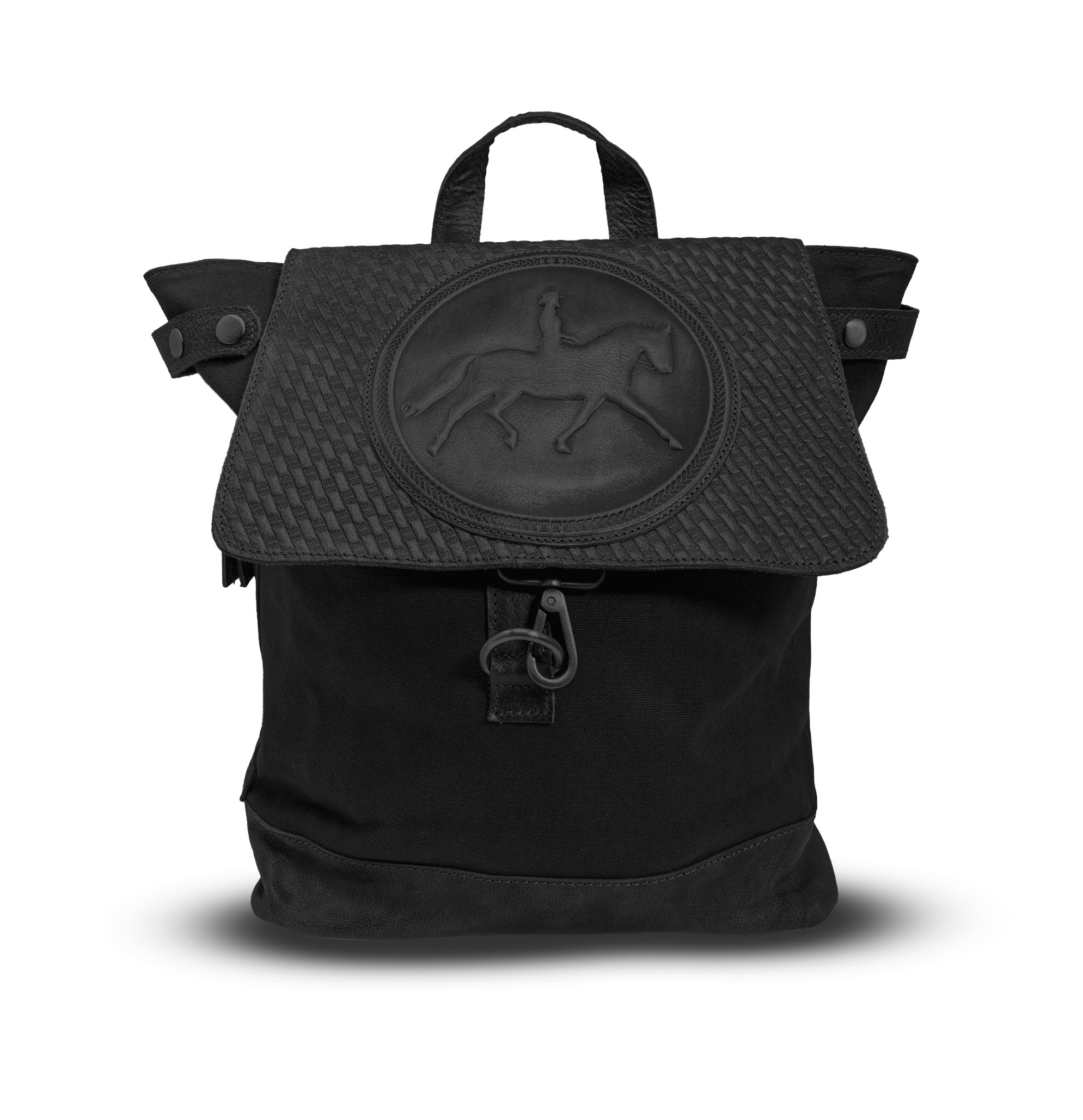 Tucker Tweed Barn Backpack | Black - Equiluxe Tack